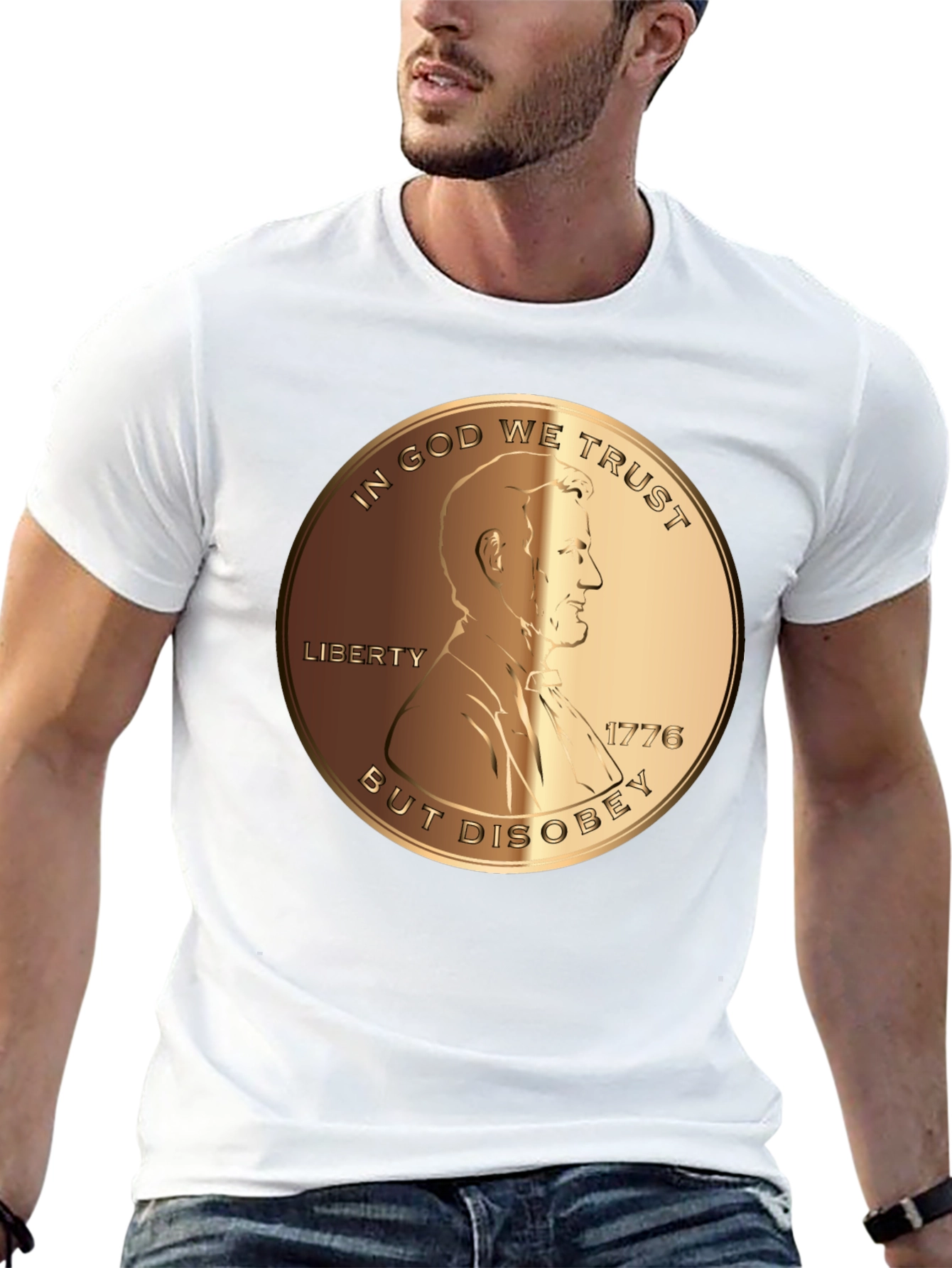 In God We Trust But Disobey T-Shirt