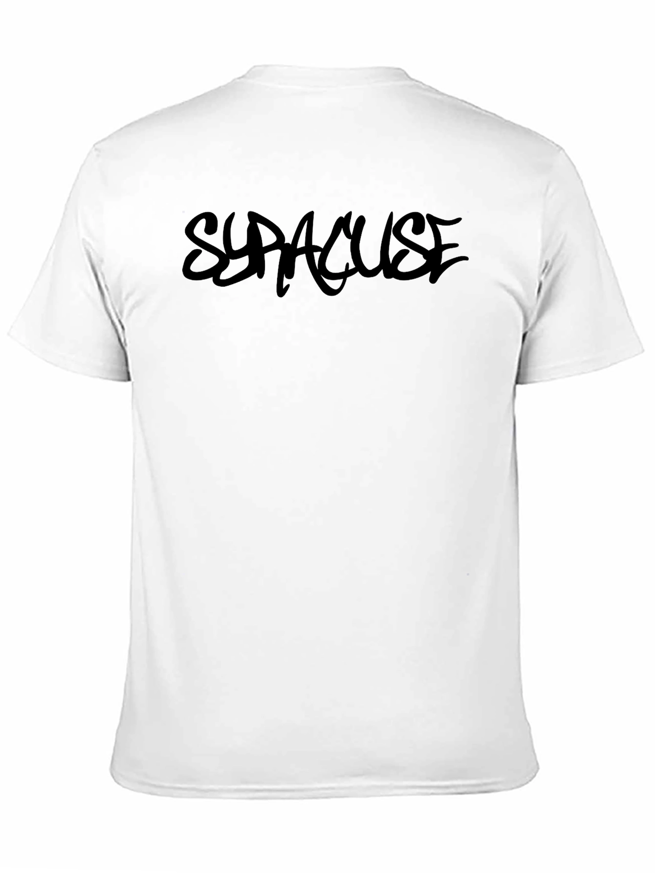 Syracuse Black Graphic Tee Casual Style