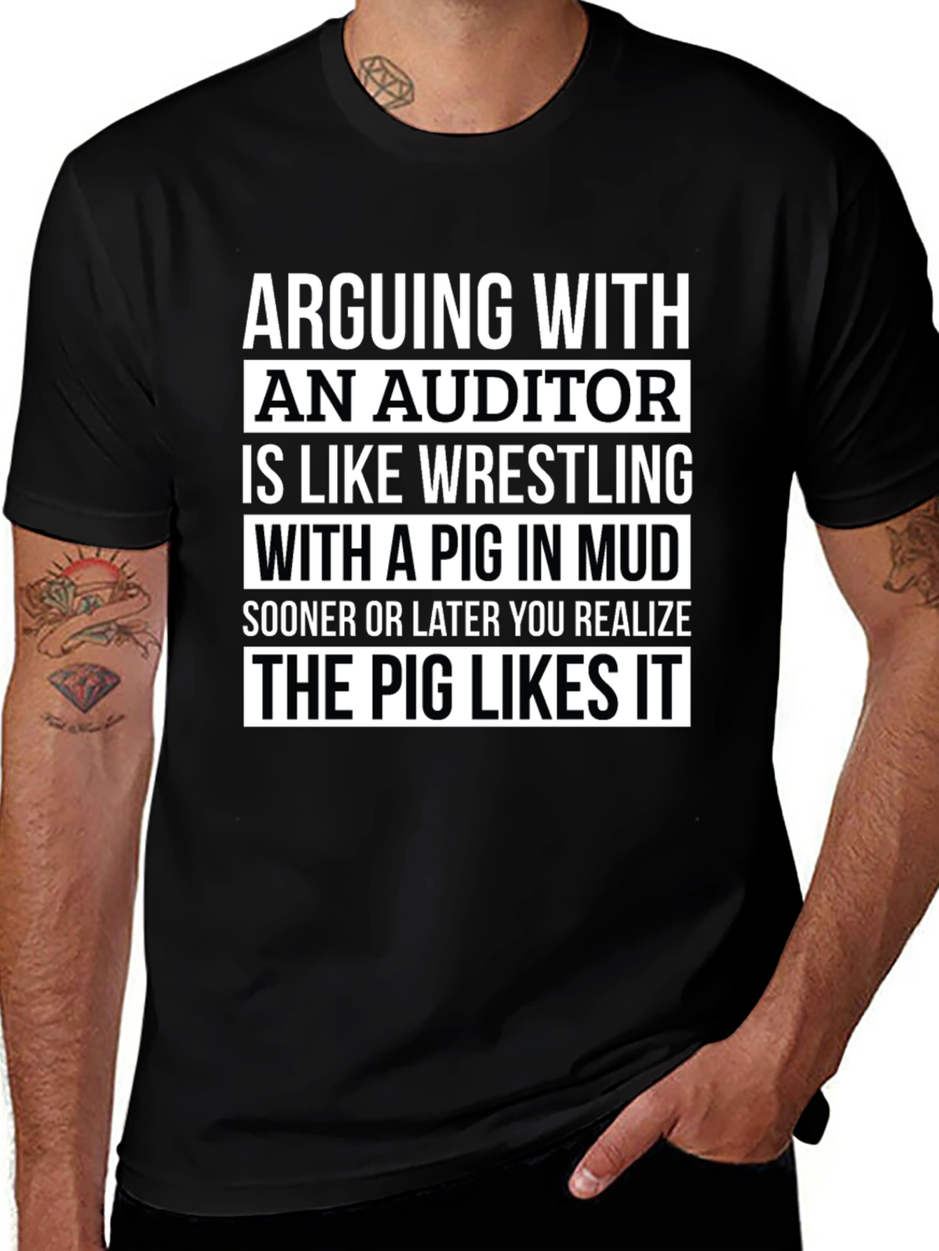 Arguing with an Auditor Funny T-Shirt