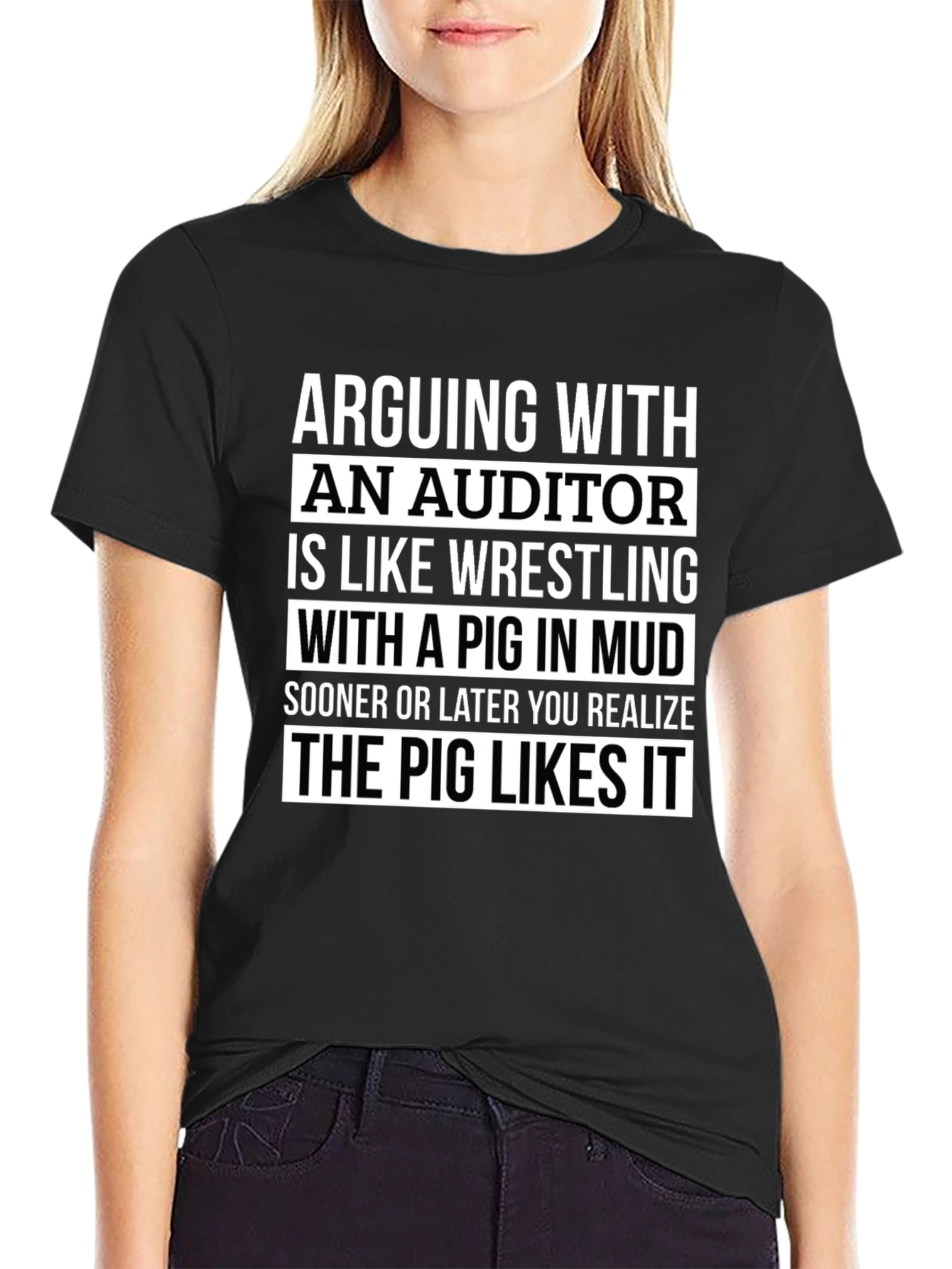 Arguing with an Auditor Funny T-Shirt