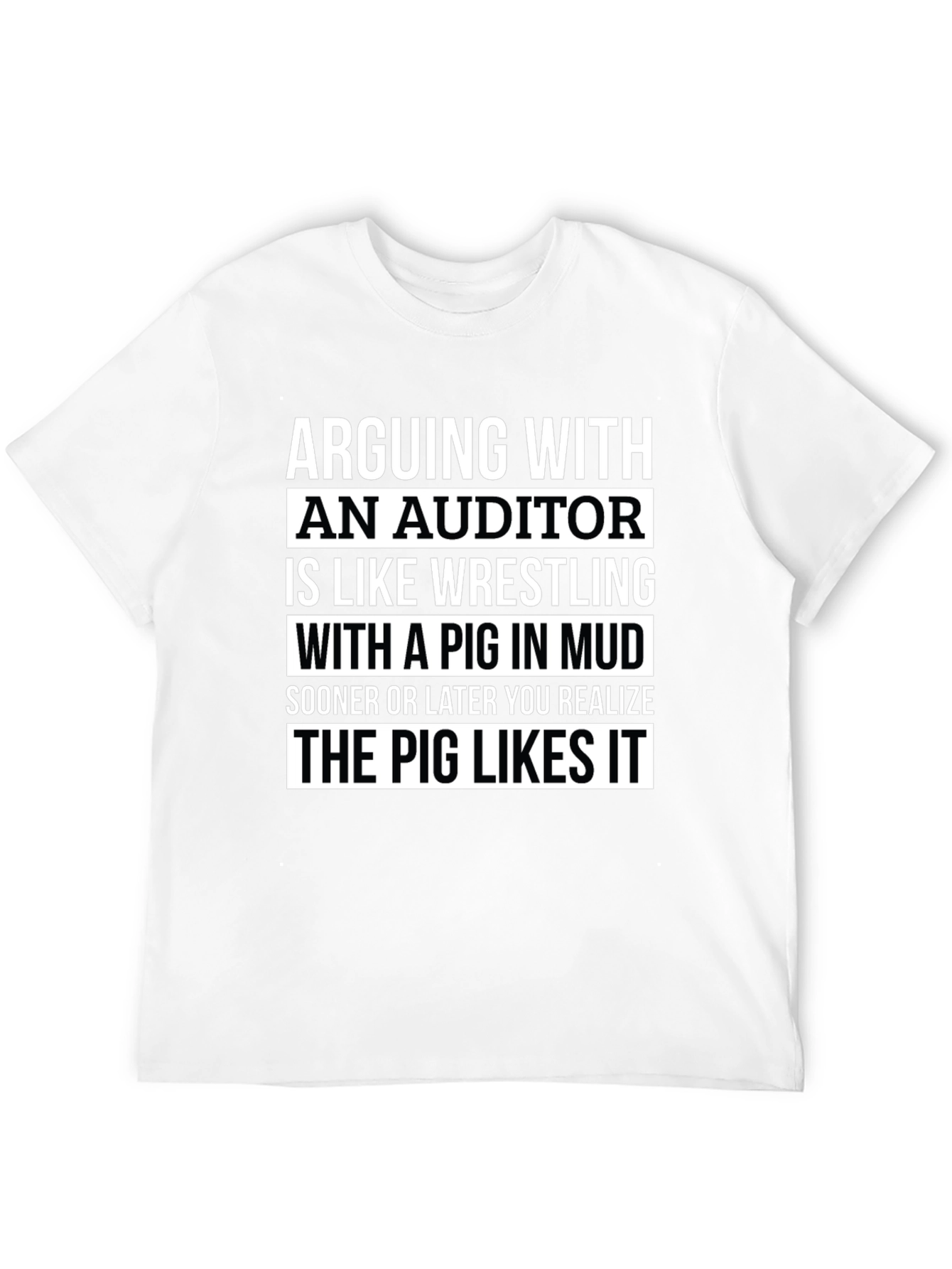 Arguing with an Auditor Funny T-Shirt