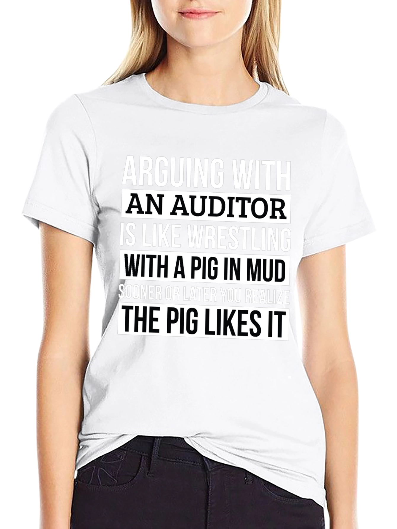 Arguing with an Auditor Funny T-Shirt