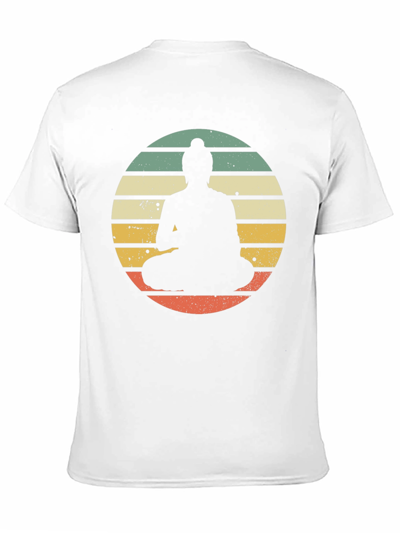 Retro Buddha Graphic Tee - Relaxed Fit