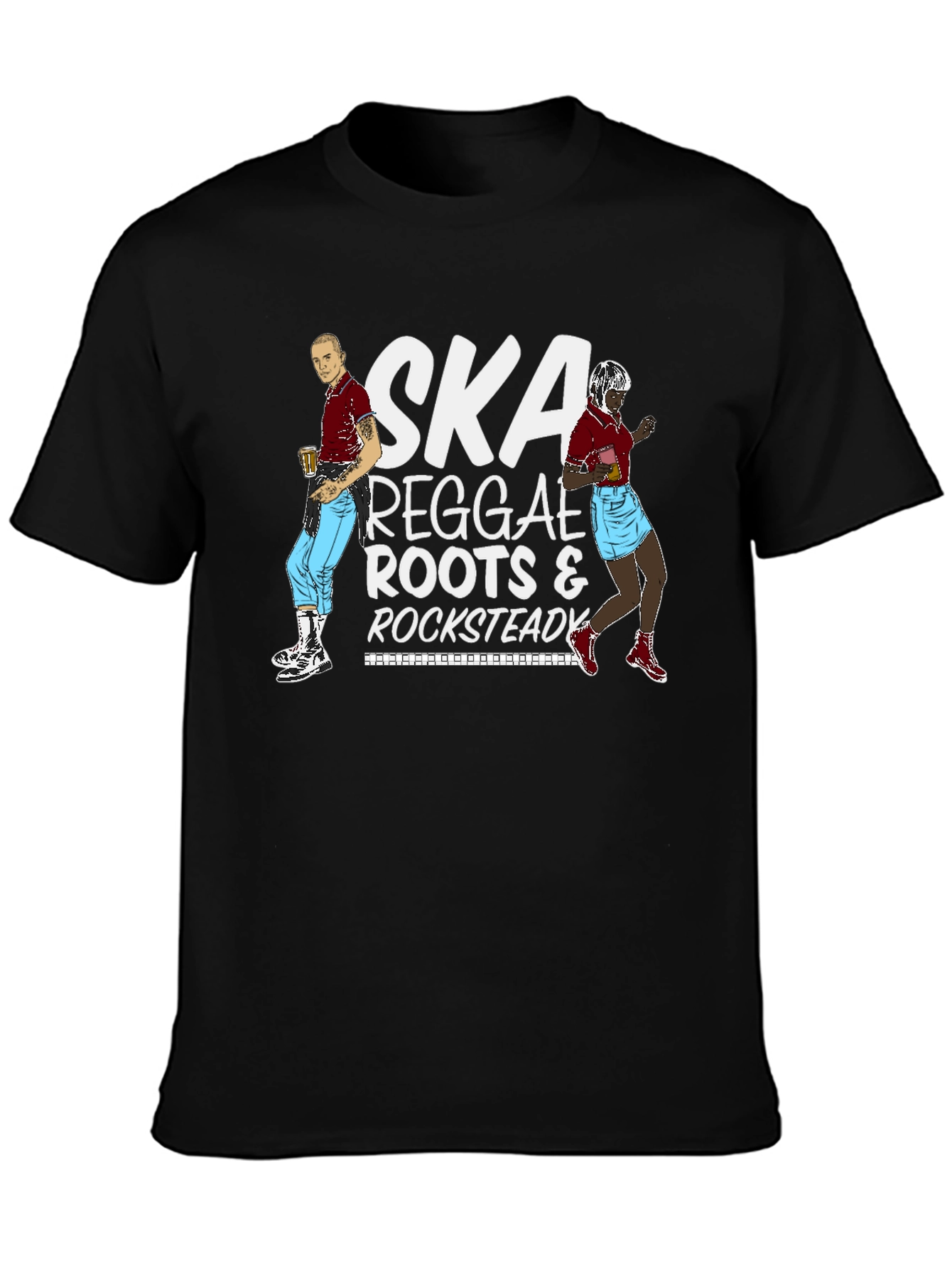 Ska Reggae Roots & Rocksteady Graphic T-Shirt