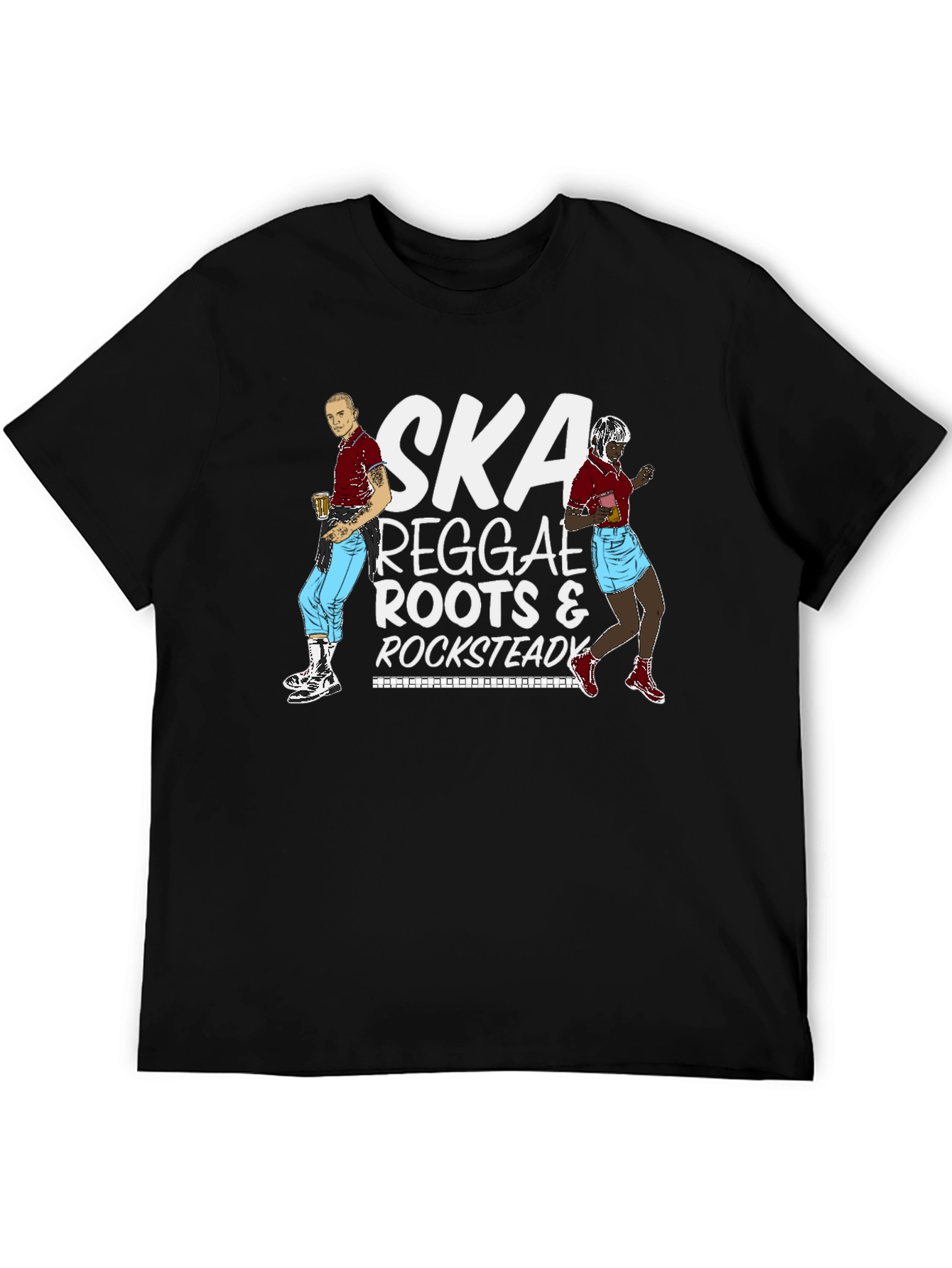 Ska Reggae Roots & Rocksteady Graphic T-Shirt
