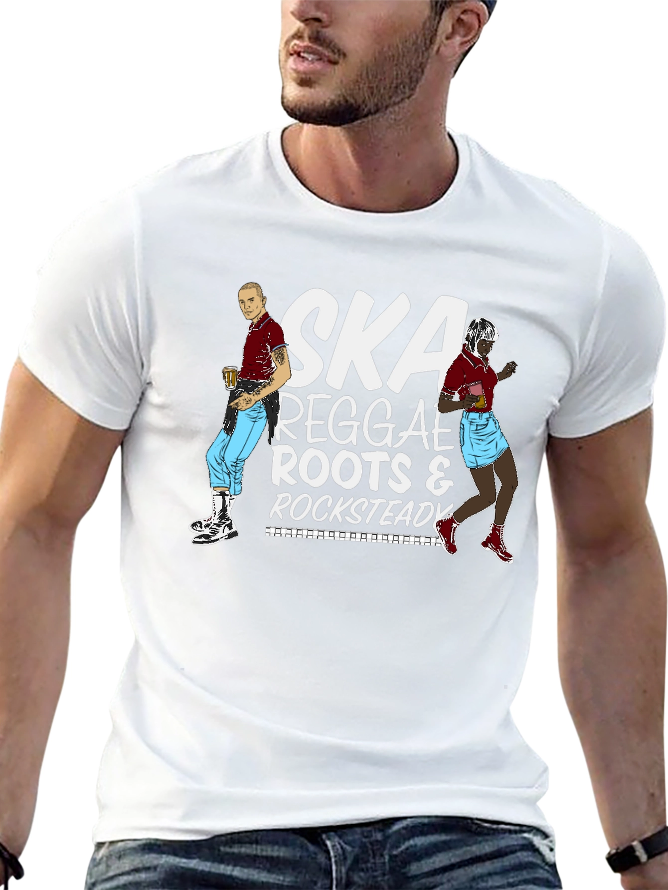 Ska Reggae Roots & Rocksteady Graphic T-Shirt