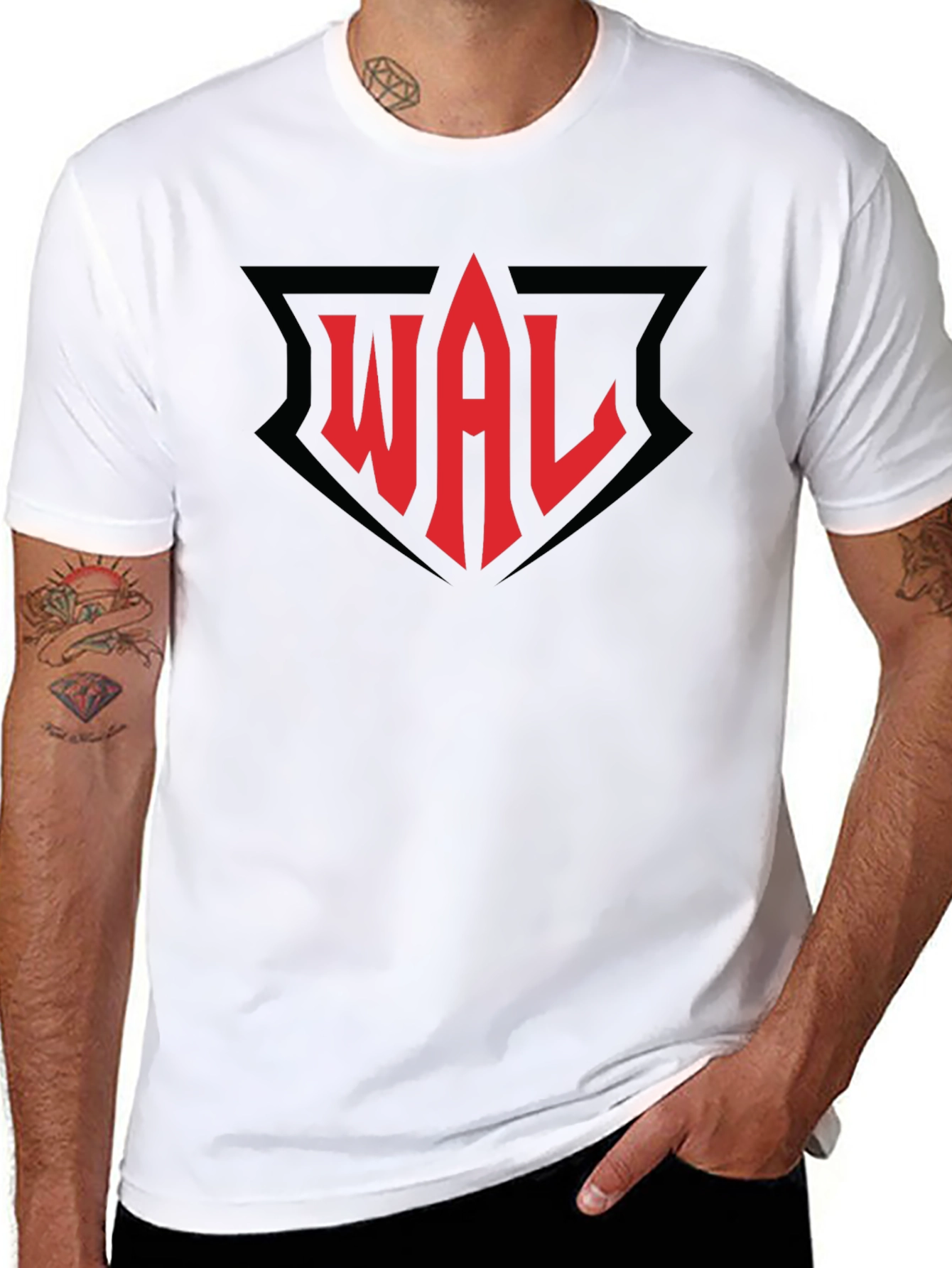 WAL Arm Wrestling T-Shirt - Black