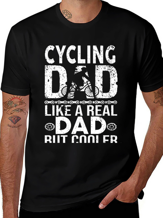 Cycling Dad T-Shirt - Cool Fathers Day Gift