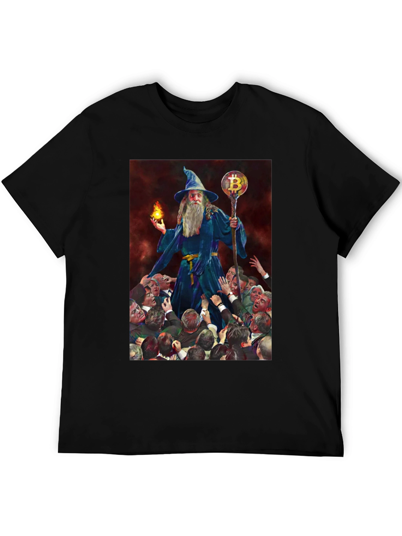 Bitcoin Wizard T-Shirt - Crypto Magic!