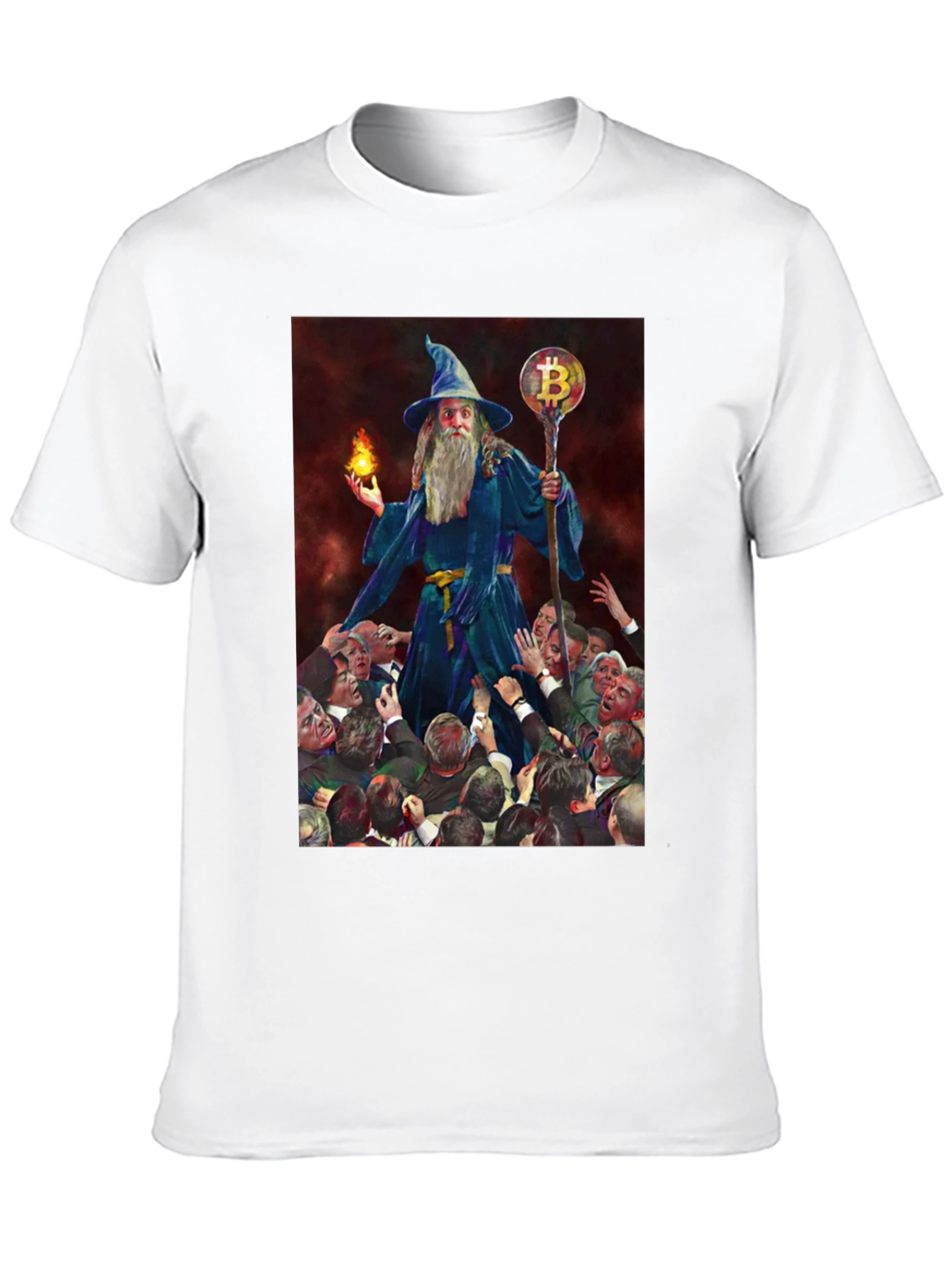 Bitcoin Wizard T-Shirt - Crypto Magic!