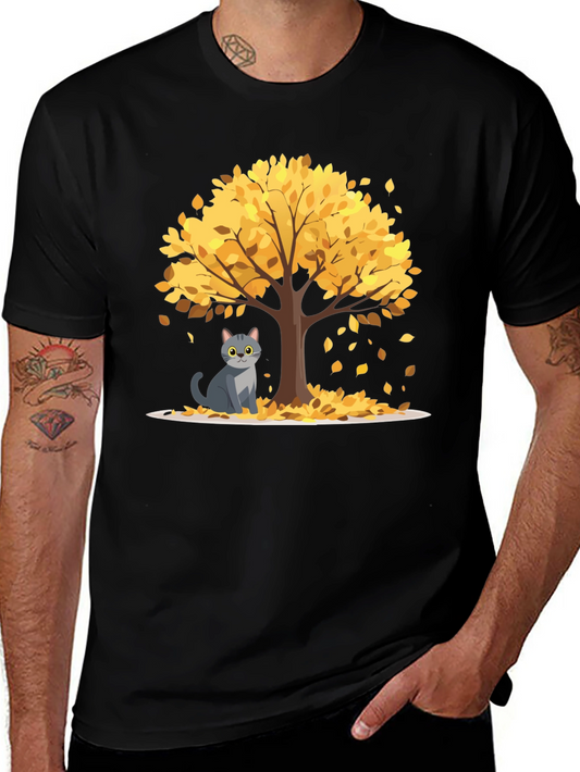 Autumn Cat T-Shirt