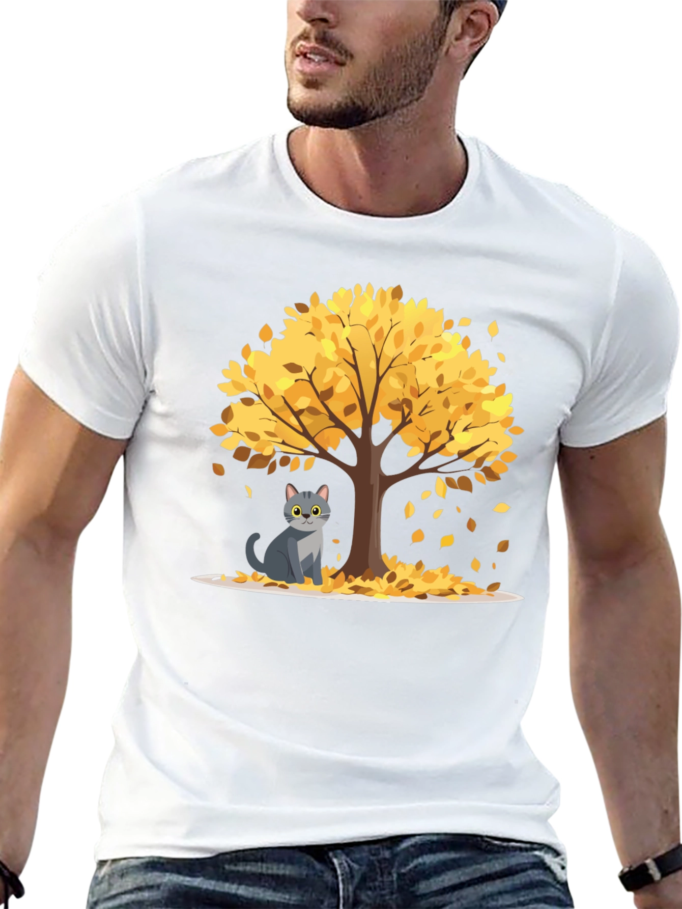 Autumn Cat T-Shirt