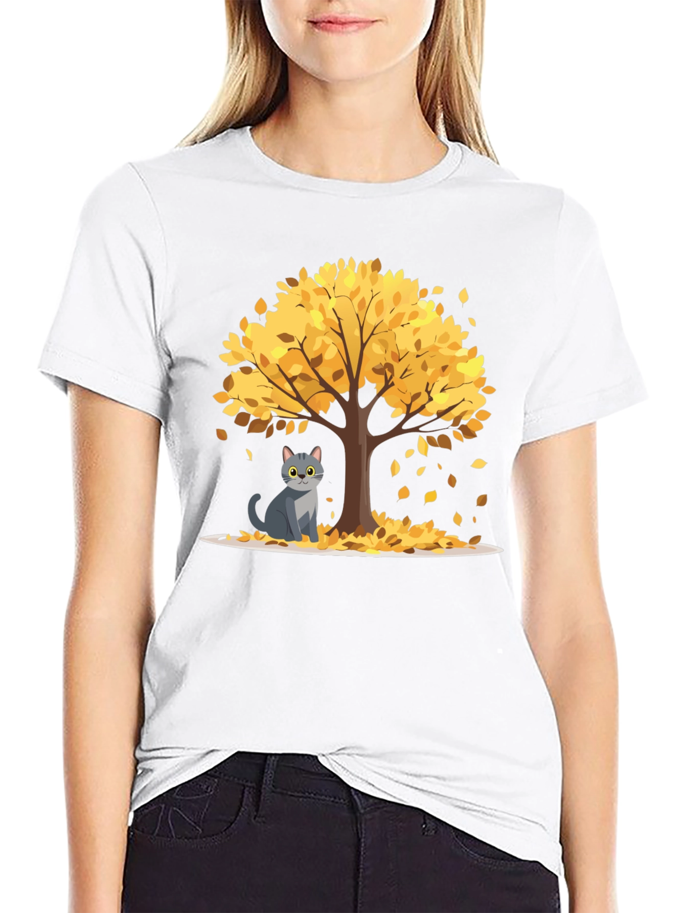 Autumn Cat T-Shirt