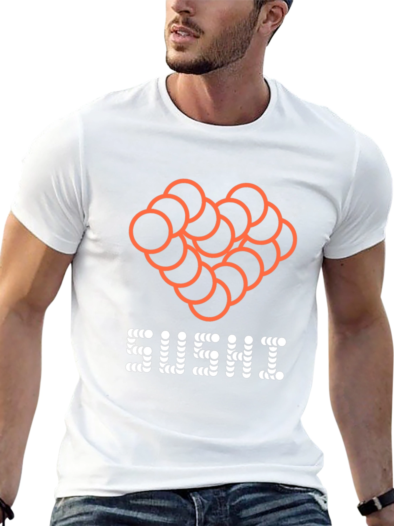 Sushi Lover Tee - Black Graphic T-Shirt