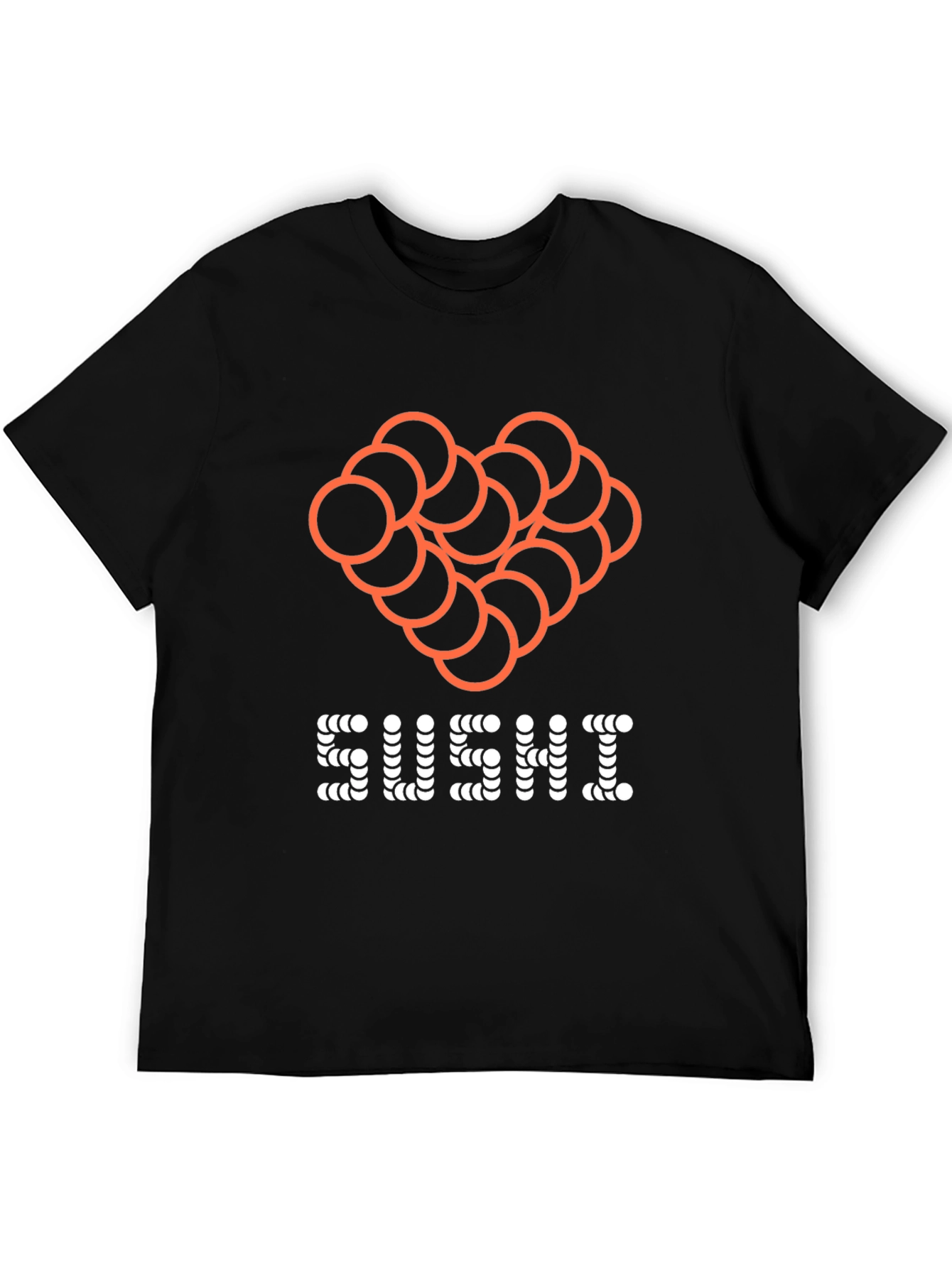 Sushi Lover Tee - Black Graphic T-Shirt