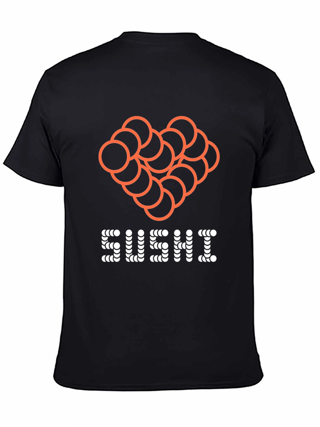 Sushi Lover Tee - Black Graphic T-Shirt