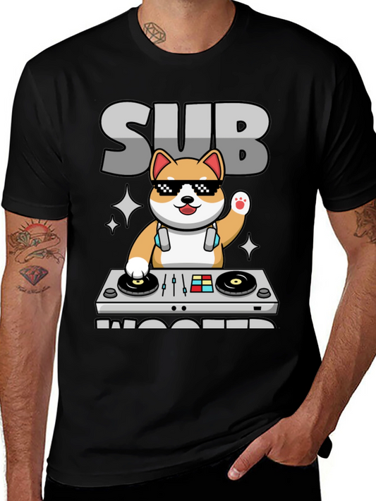 DJ Shiba Inu T-Shirt - Sub Woofers