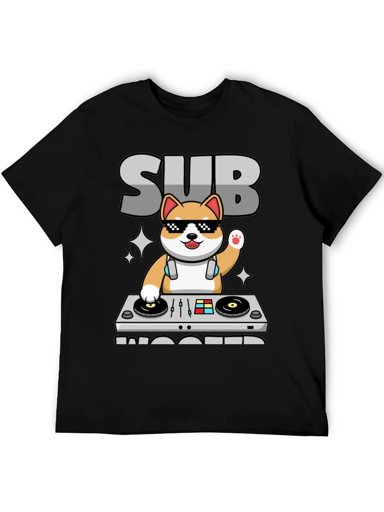 DJ Shiba Inu T-Shirt - Sub Woofers