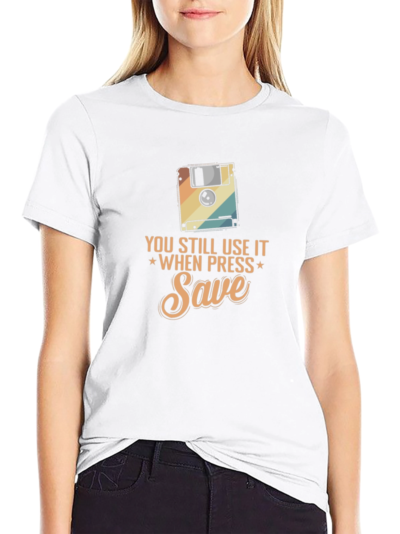 Retro Floppy Disk Save T-Shirt