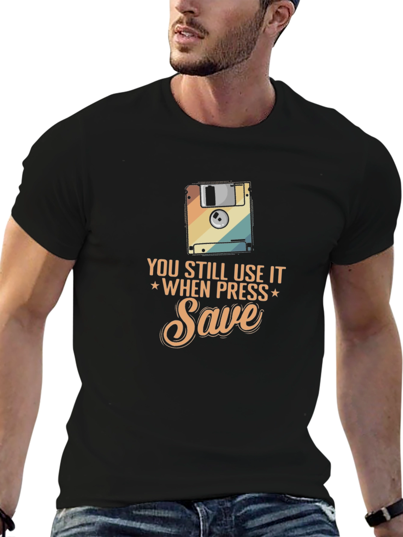 Retro Floppy Disk Save T-Shirt