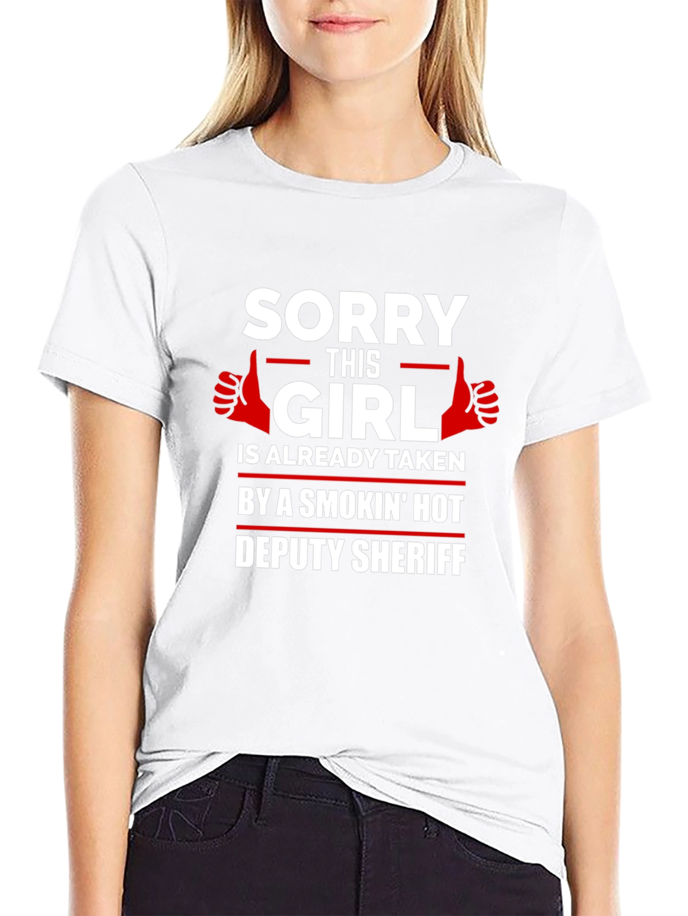 Sorry This Girl Is Taken Deputy Sheriff T-Shirt