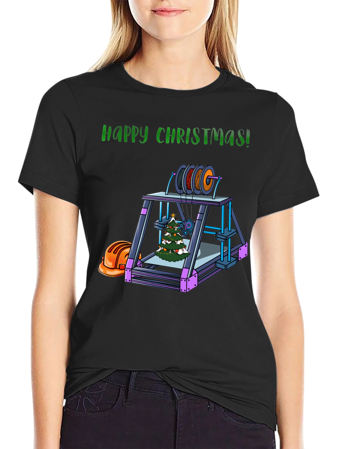 3D Printer Christmas T-Shirt