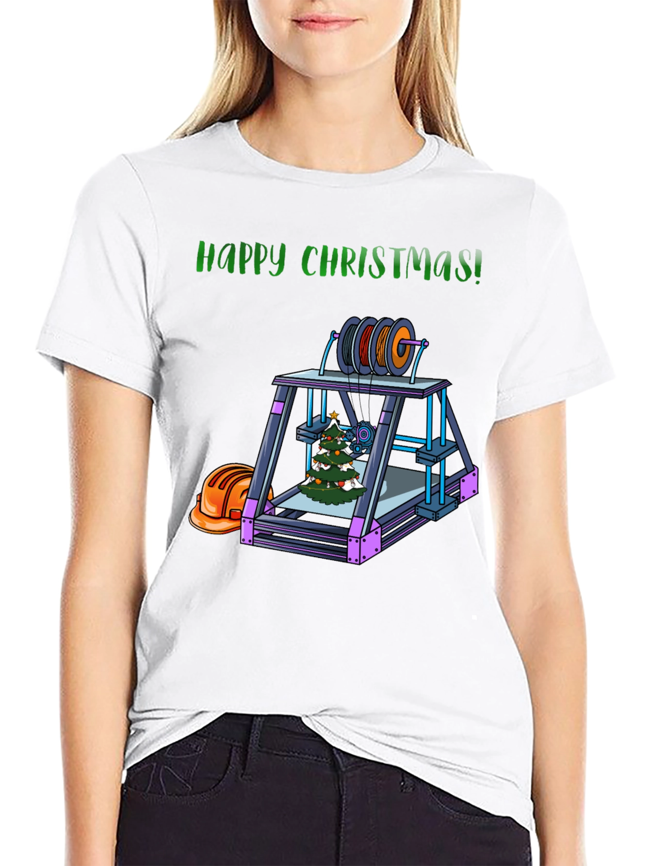 3D Printer Christmas T-Shirt
