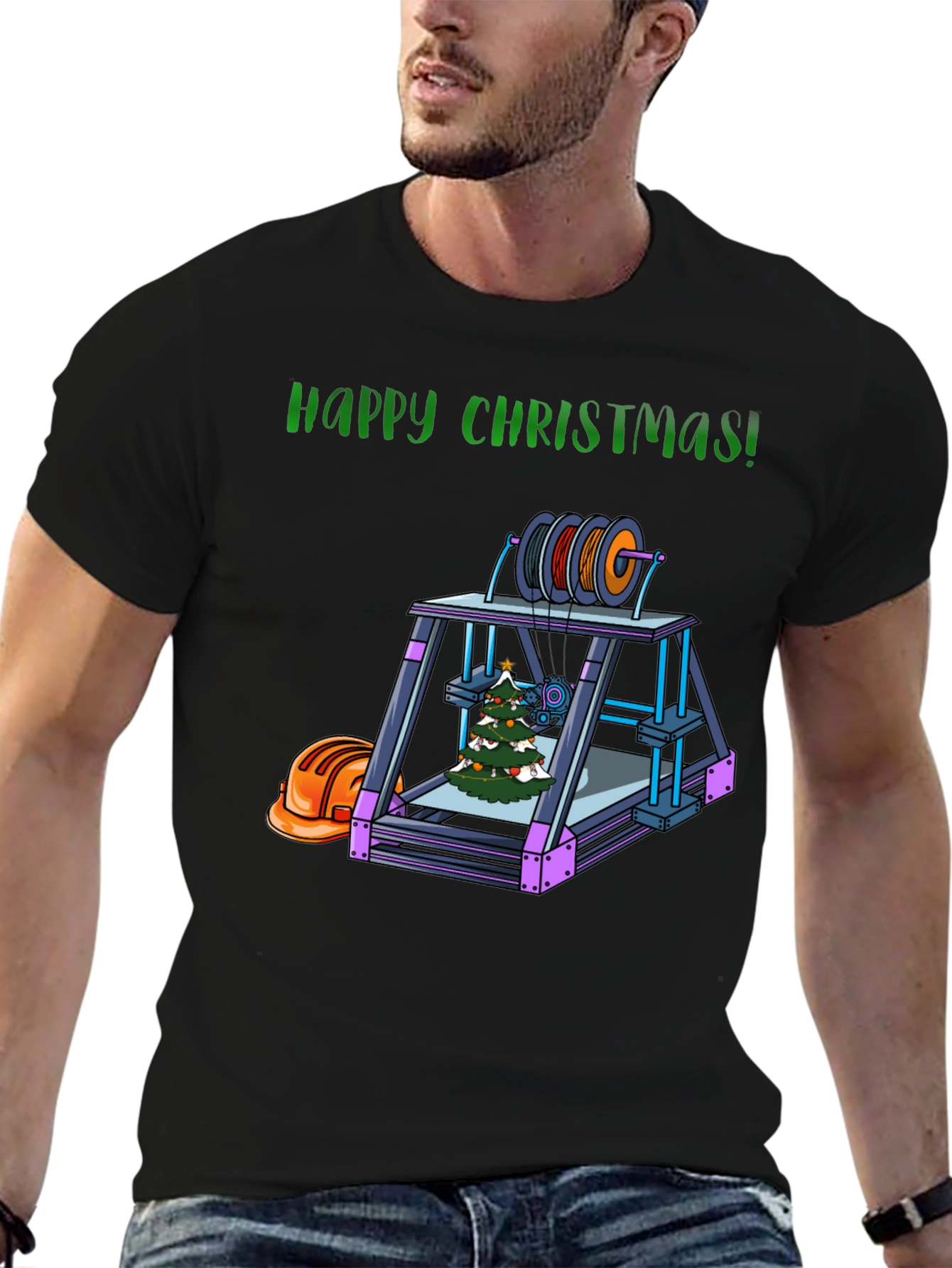 3D Printer Christmas T-Shirt