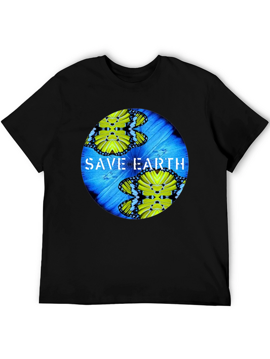 Save Earth Butterfly Graphic Tee