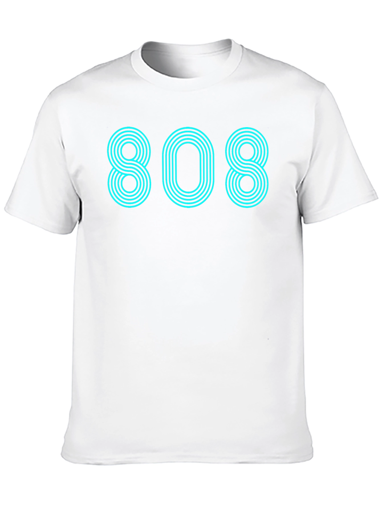 808 Graphic Tee - Retro Style Classic Cool