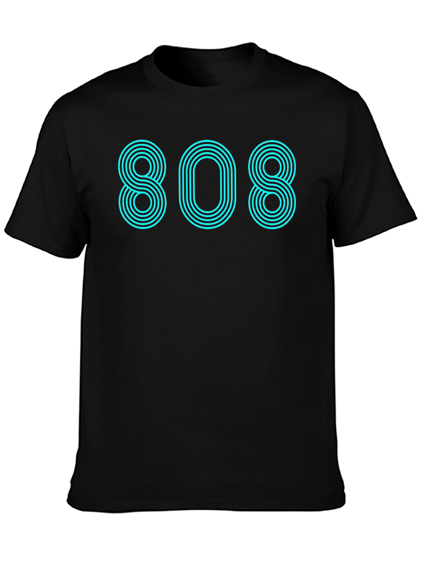 808 Graphic Tee - Retro Style Classic Cool