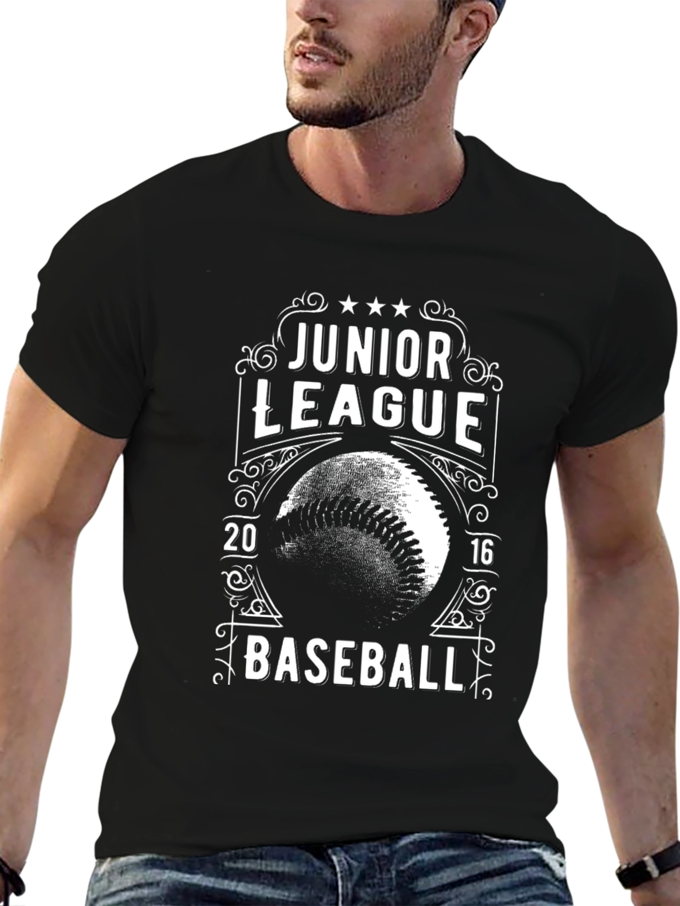 Junior League Baseball Black T-Shirt