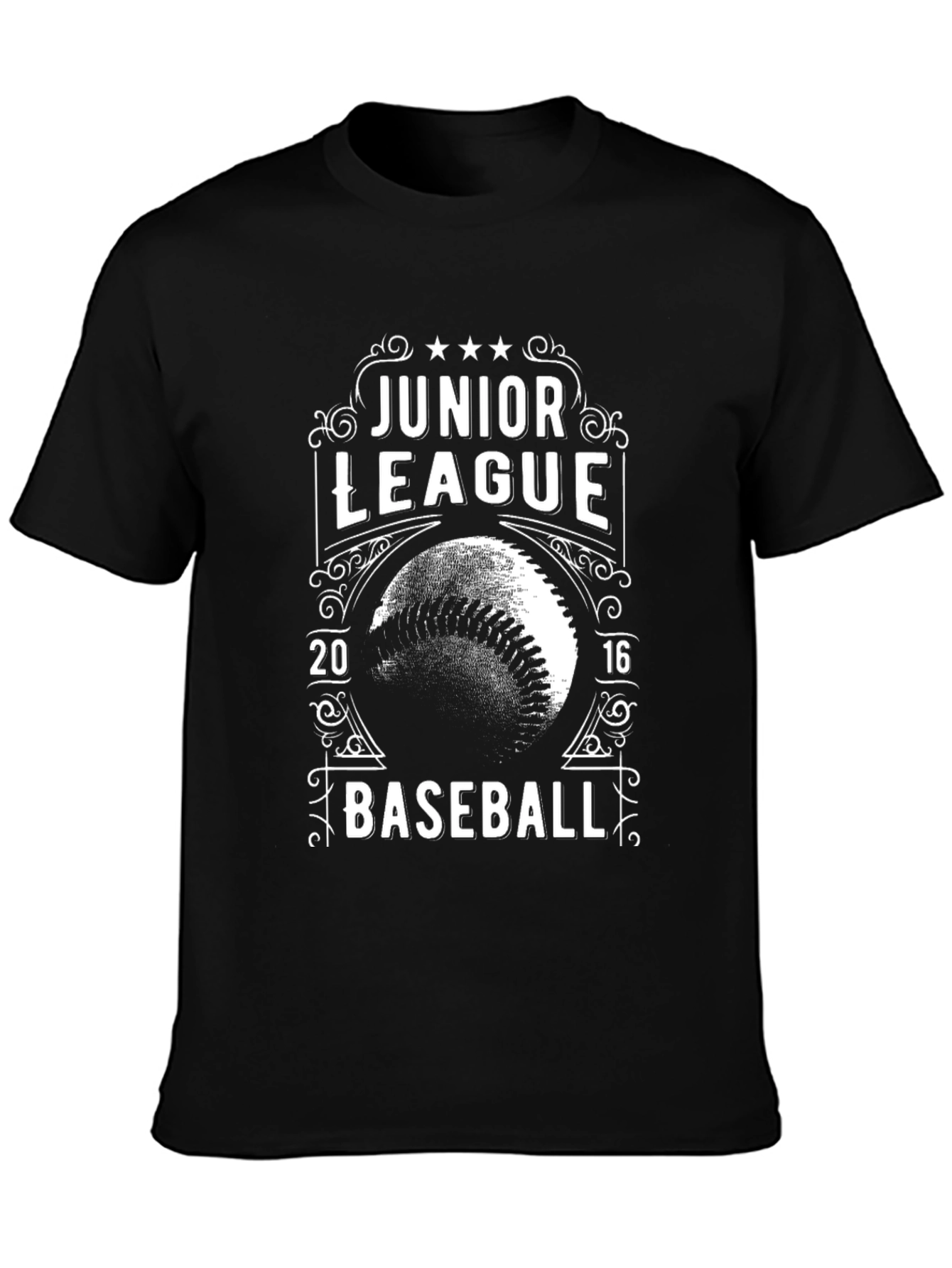 Junior League Baseball Black T-Shirt