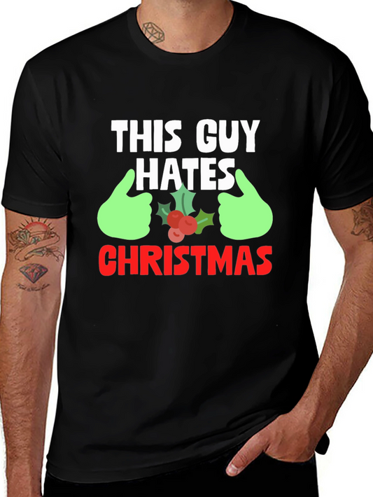 This Guy Hates Christmas Graphic Tee