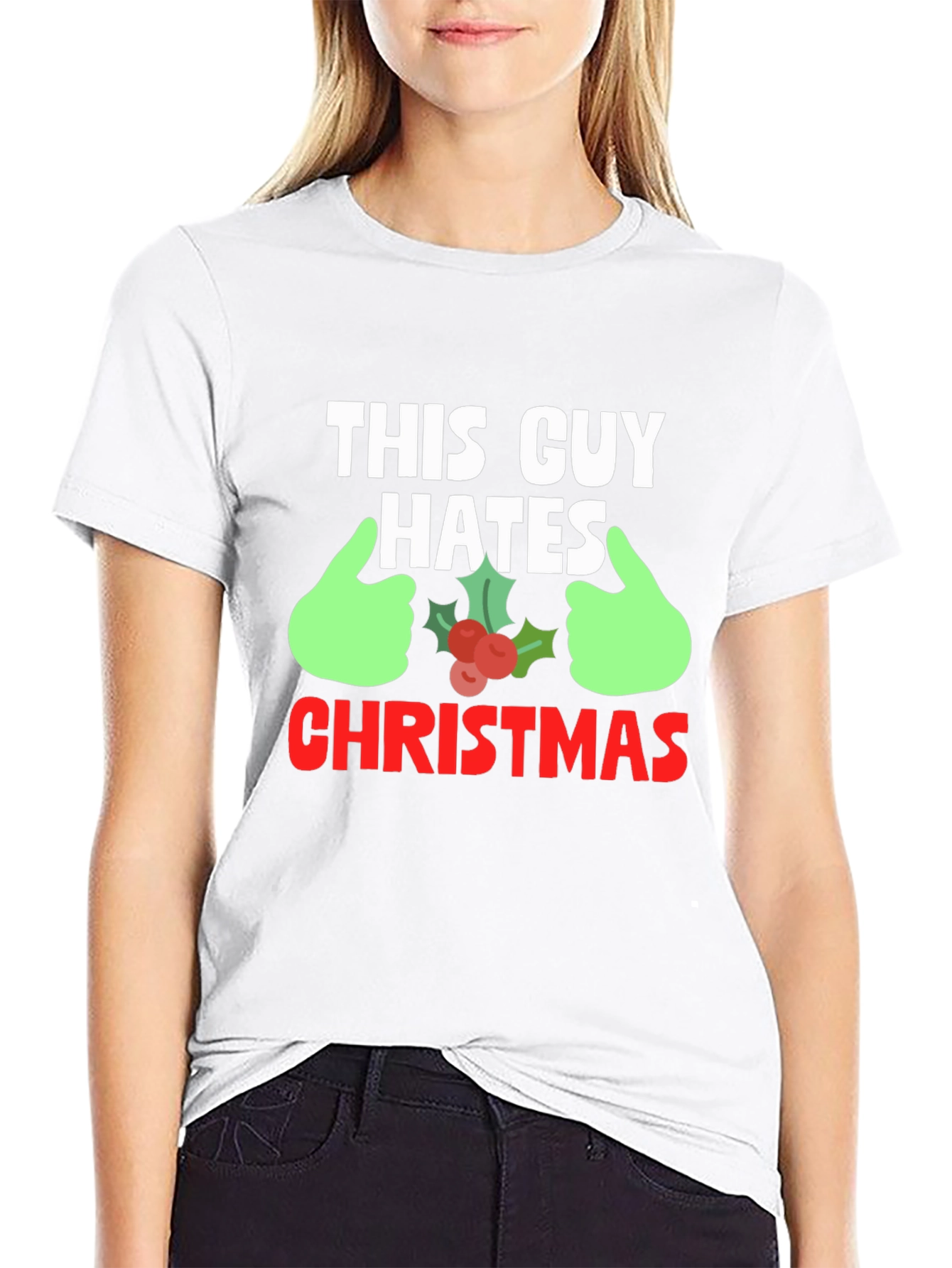 This Guy Hates Christmas Graphic Tee