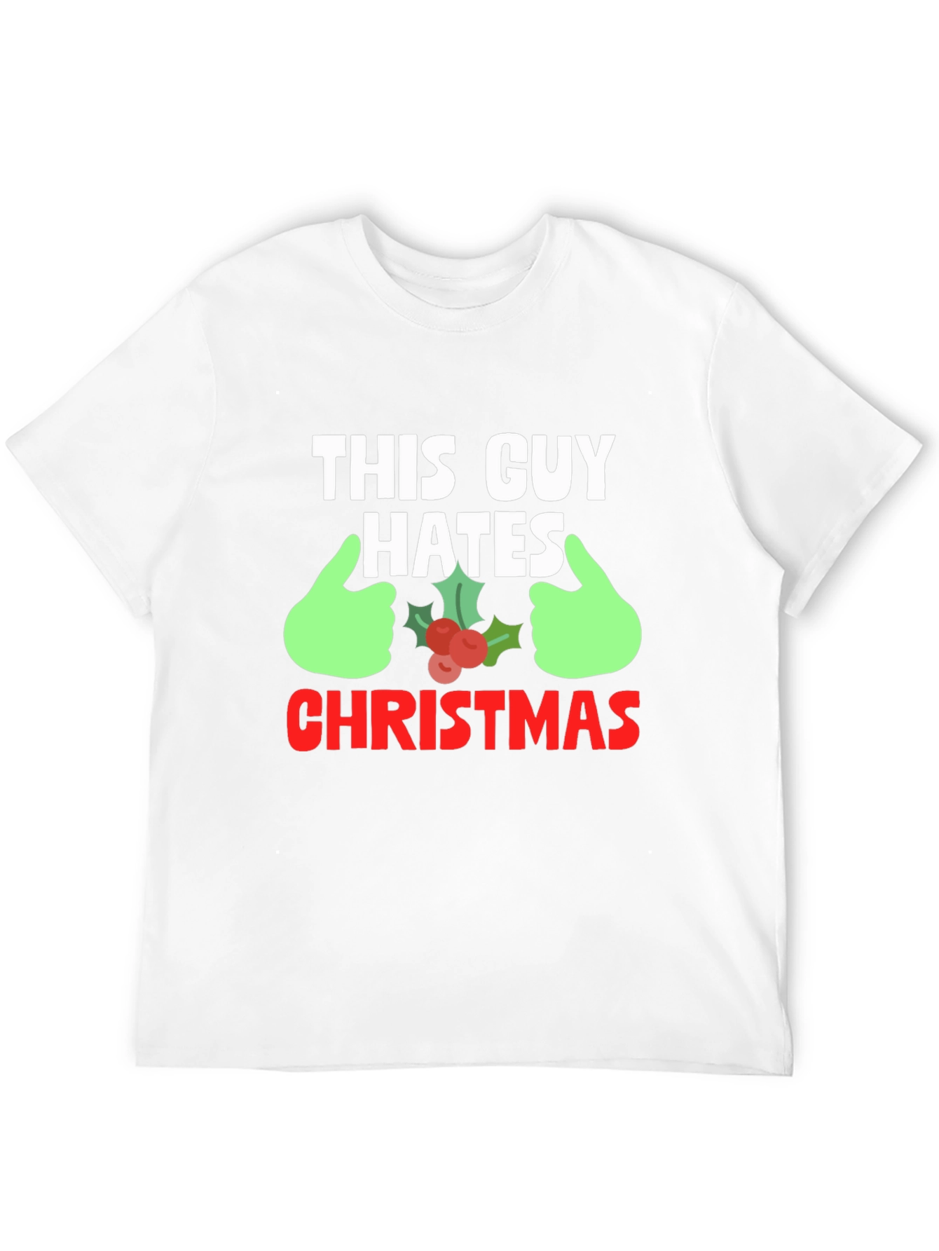 This Guy Hates Christmas Graphic Tee