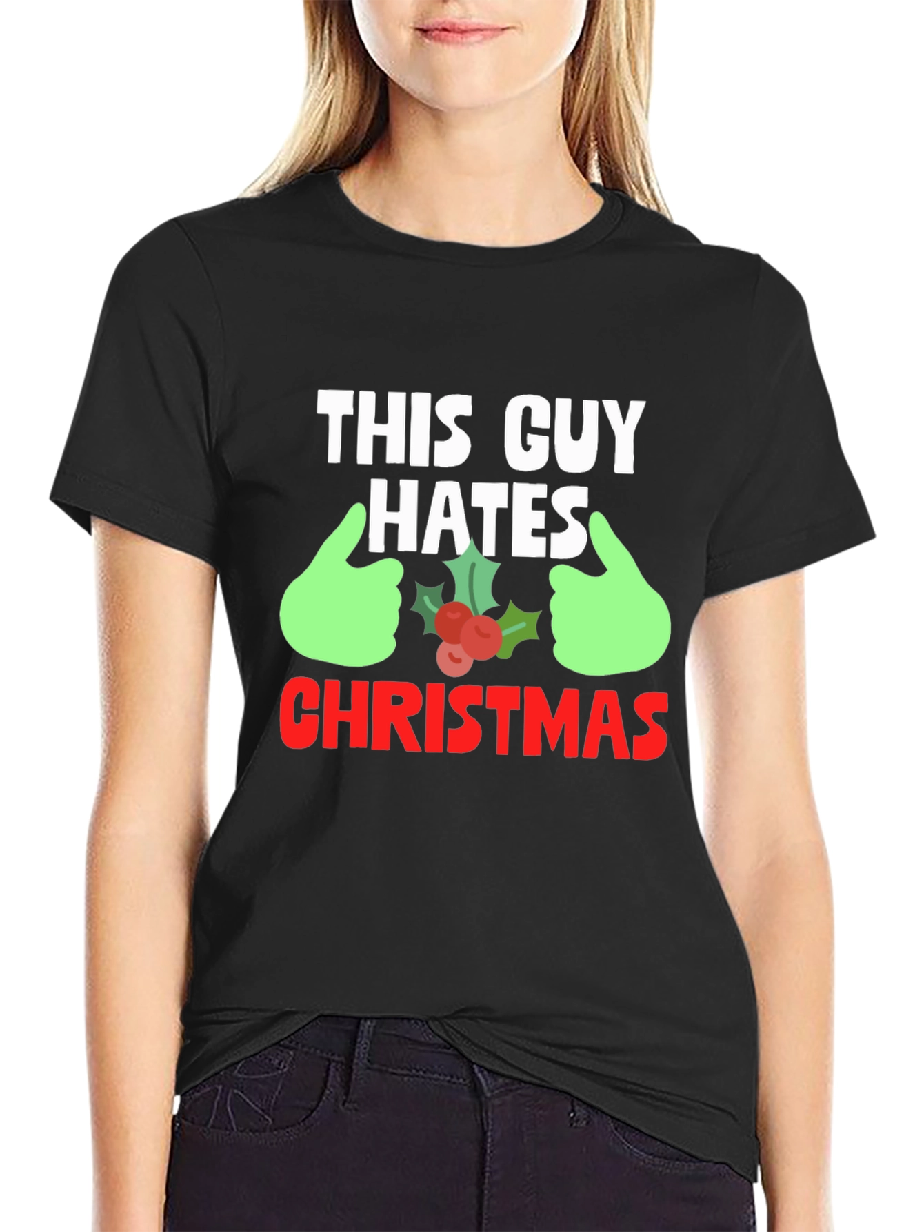 This Guy Hates Christmas Graphic Tee