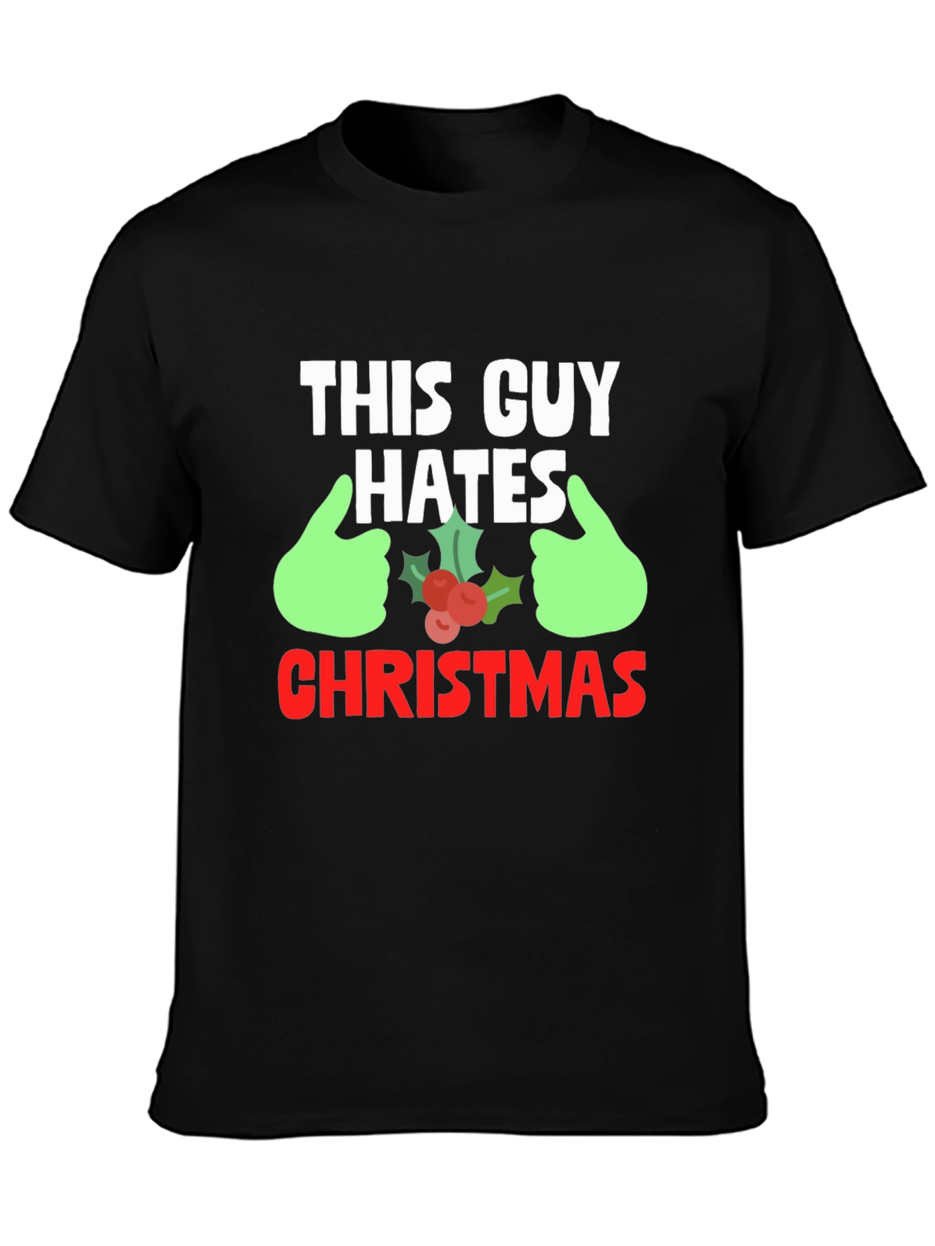 This Guy Hates Christmas Graphic Tee
