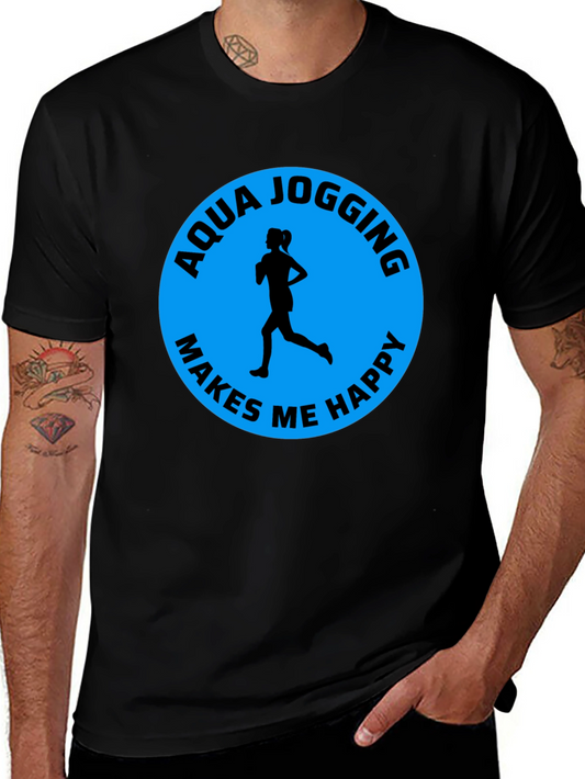 Aqua Jogging Makes Me Happy Tee