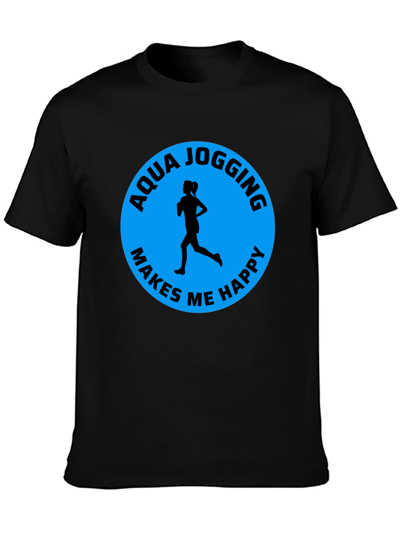 Aqua Jogging Makes Me Happy Tee