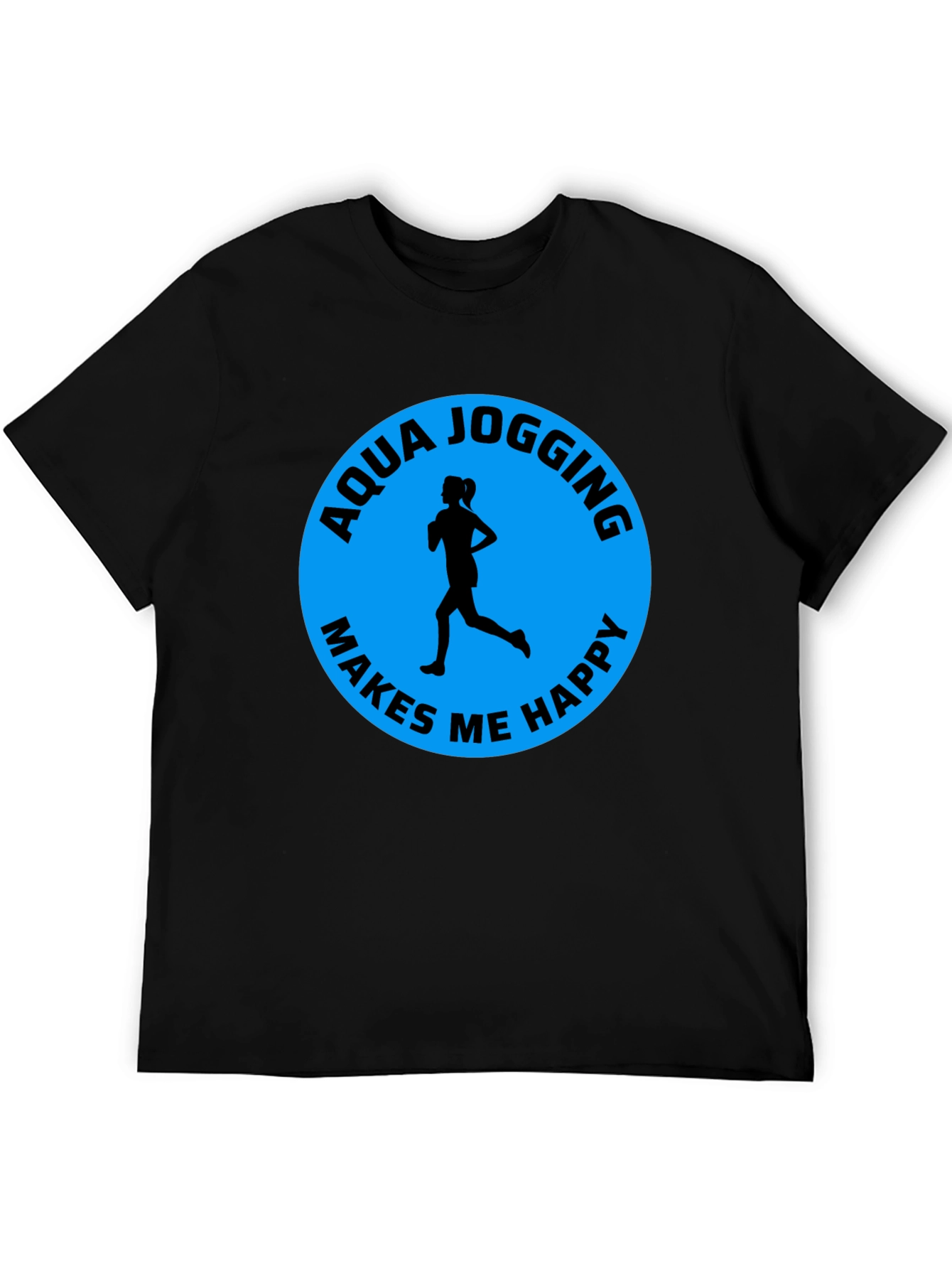 Aqua Jogging Makes Me Happy Tee