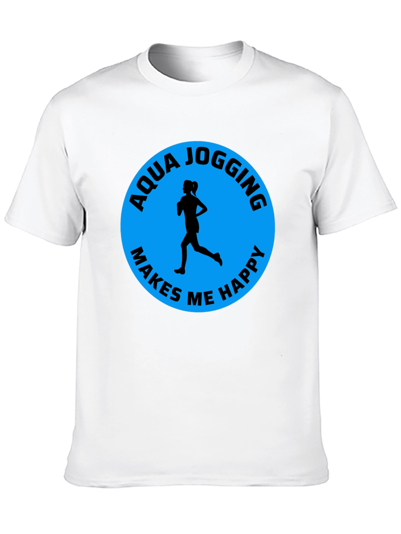 Aqua Jogging Makes Me Happy Tee