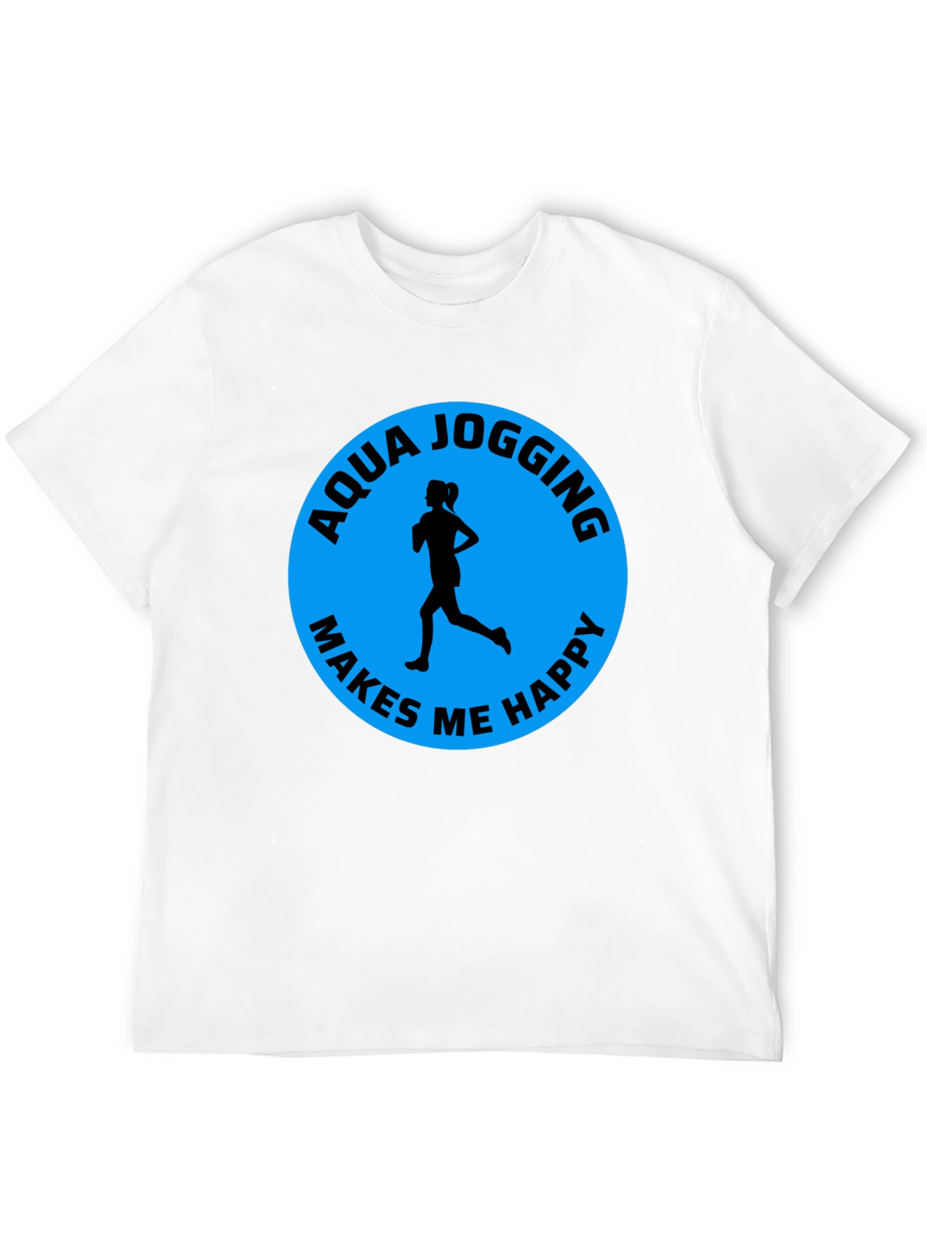 Aqua Jogging Makes Me Happy Tee