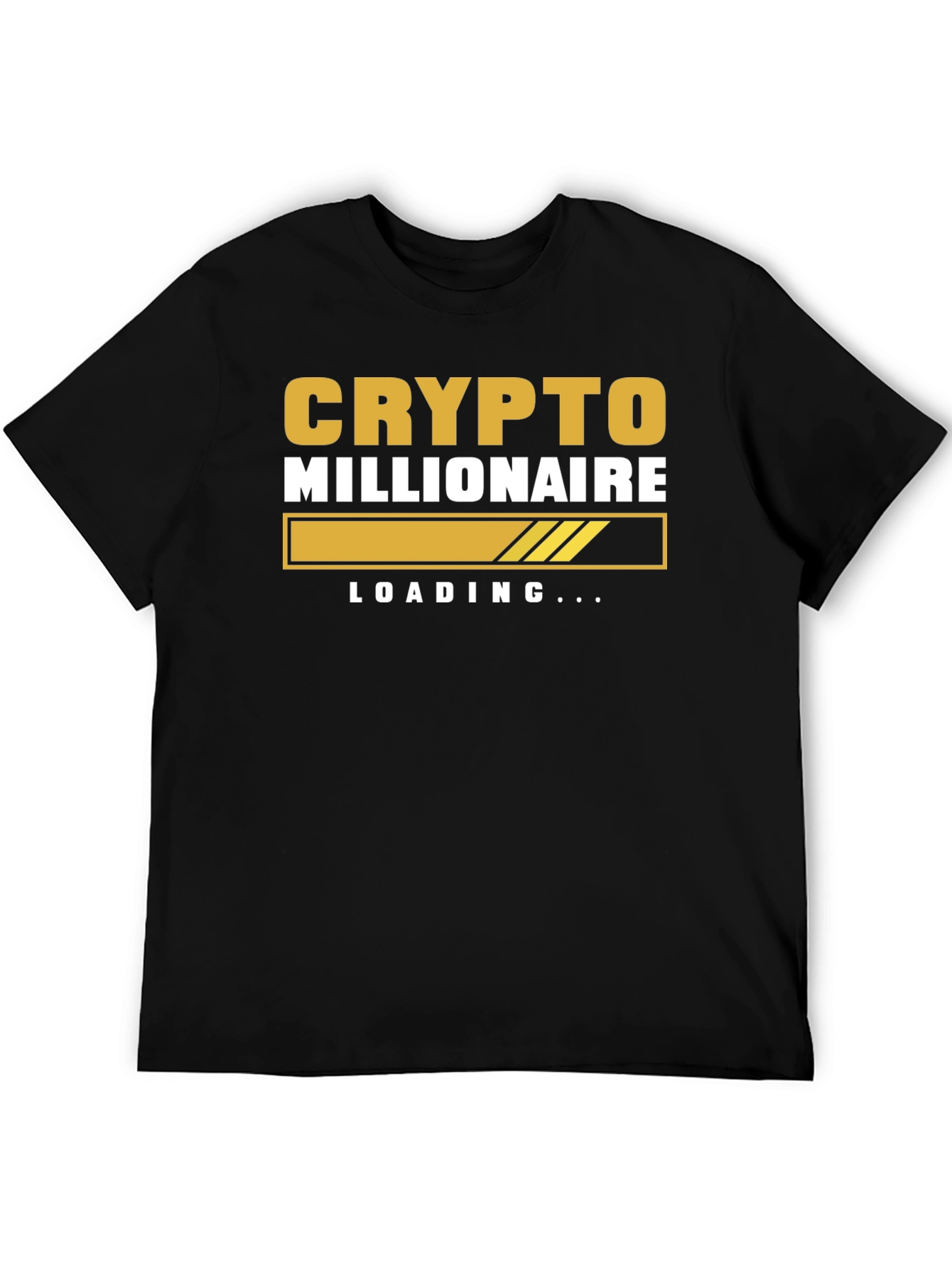 Crypto Millionaire Loading Graphic T-Shirt