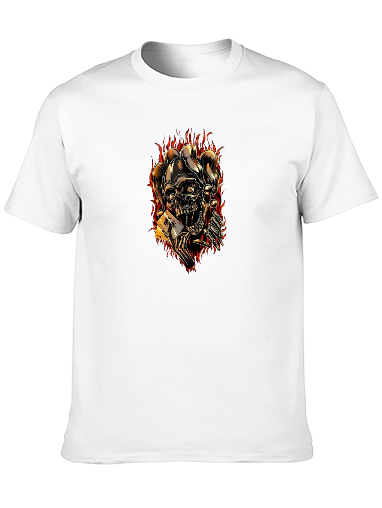 Skull Joker T-Shirt Graphic Tee