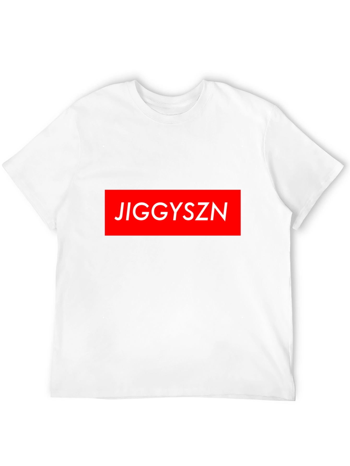 Jiggyszn Red Box Logo Black T-Shirt