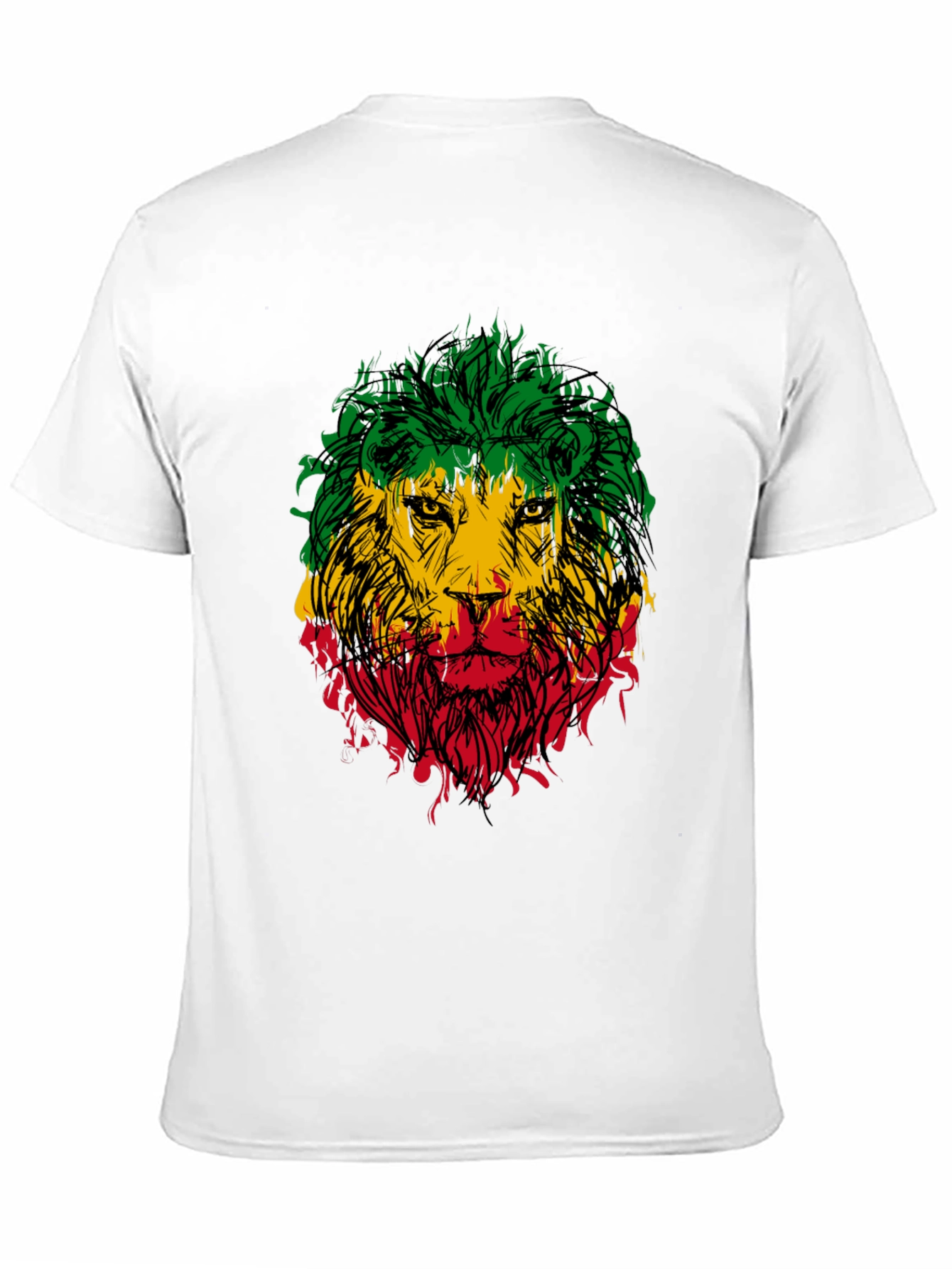 Rasta Lion Graphic Tee - Reggae Style