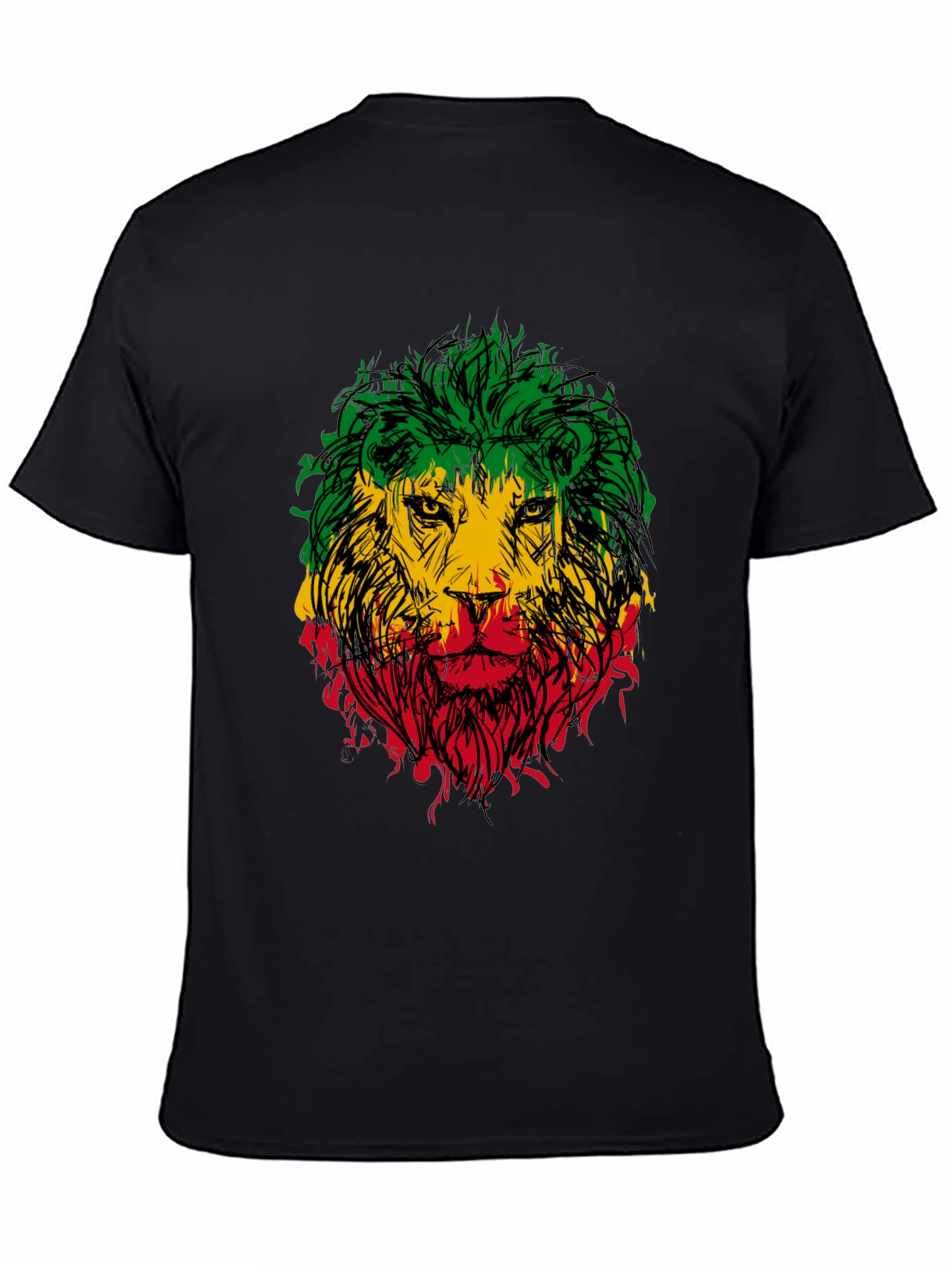 Rasta Lion Graphic Tee - Reggae Style
