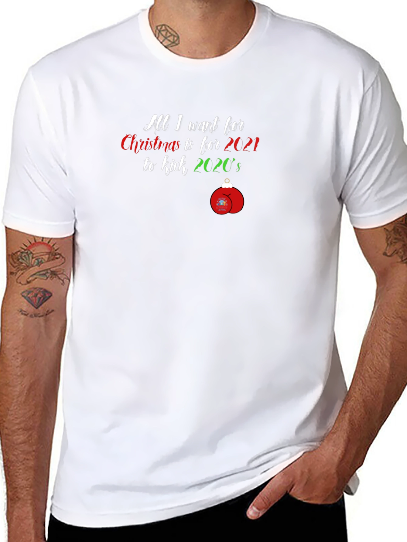 Festive Kick 2020s Christmas T-Shirt