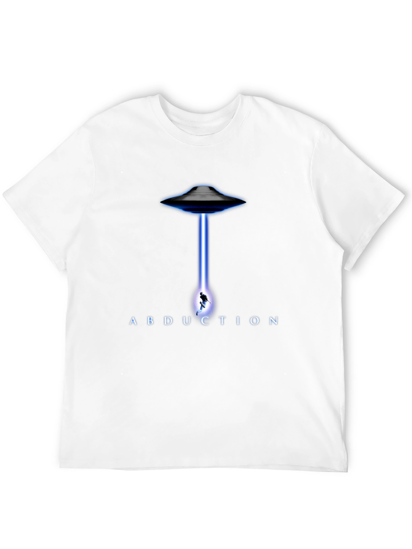 Abduction UFO Graphic T-Shirt - Black